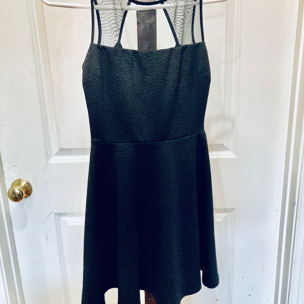 Aqua black special occasion dress. S